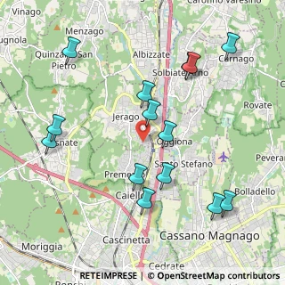 Mappa Via Kennedy, 21040 Jerago Con Orago VA, Italia (2.195)