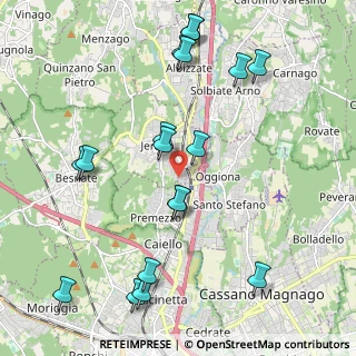Mappa Via Kennedy, 21040 Jerago Con Orago VA, Italia (2.36778)