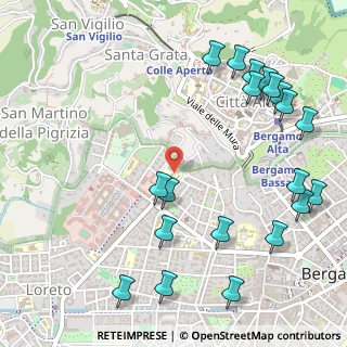 Mappa Via Alberto Riva Villasanta, 24128 Bergamo BG, Italia (0.6795)
