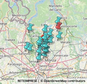 Mappa Via Carroccio, 20833 Giussano MB, Italia (8.58)