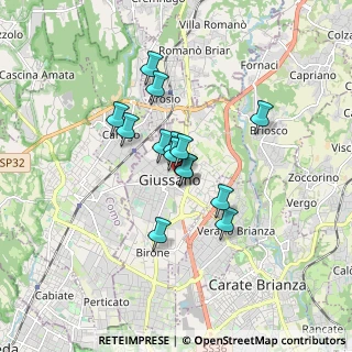 Mappa Via Carroccio, 20833 Giussano MB, Italia (1.19)