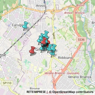 Mappa Via Carroccio, 20833 Giussano MB, Italia (0.3915)