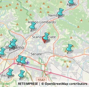 Mappa Via Monte Grappa, 24066 Pedrengo BG, Italia (6.14429)