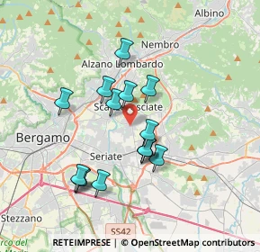 Mappa Via Monte Grappa, 24066 Pedrengo BG, Italia (3.06333)