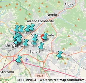 Mappa Via Monte Grappa, 24066 Pedrengo BG, Italia (3.89389)