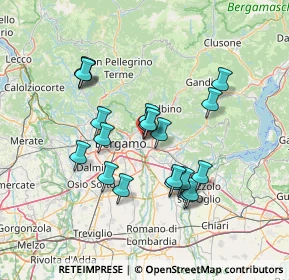 Mappa Via Monte Grappa, 24066 Pedrengo BG, Italia (12.375)