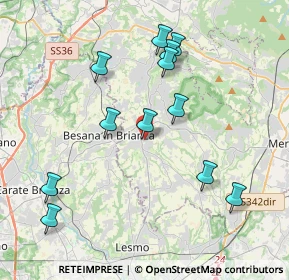 Mappa Via Misericordia, 23880 Casatenovo LC, Italia (3.97917)