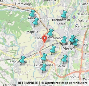 Mappa Viale I° Maggio, 24030 Bonate Sotto BG, Italia (2.05077)