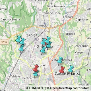 Mappa Via Martiri della Libertà, 20833 Giussano MB, Italia (2.04)