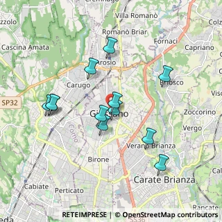 Mappa Via Martiri della Libertà, 20833 Giussano MB, Italia (1.70333)