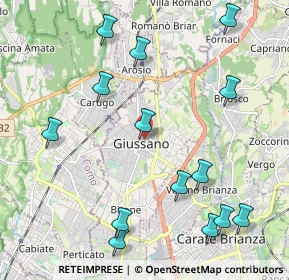 Mappa Via Martiri della Libertà, 20833 Giussano MB, Italia (2.47786)