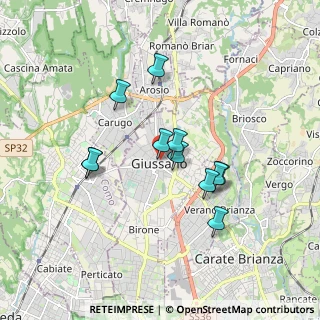 Mappa P.za Roma, 20833 Giussano MB, Italia (1.46182)
