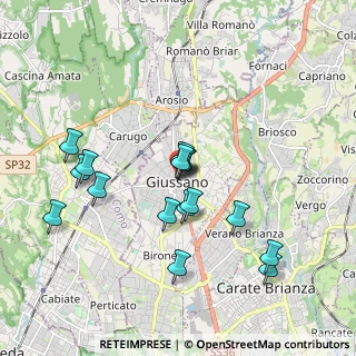Mappa P.za Roma, 20833 Giussano MB, Italia (1.74)