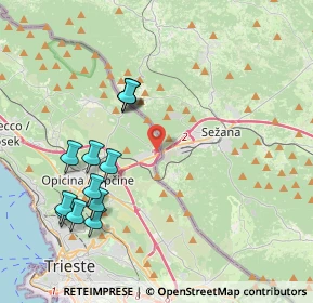 Mappa RA14, 34128 Trieste TS, Italia (4.26583)