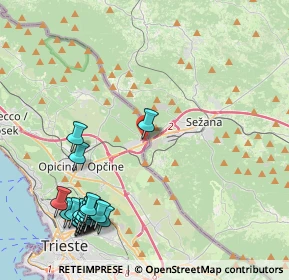 Mappa RA14, 34128 Trieste TS, Italia (5.5045)