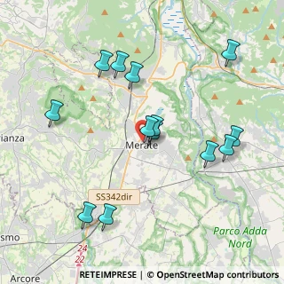 Mappa Via Terzaghi, 23807 Merate LC, Italia (4.01923)