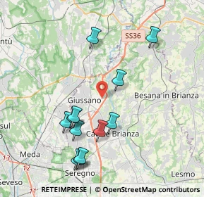 Mappa Via Padania, 20843 Verano Brianza MB, Italia (4.01833)