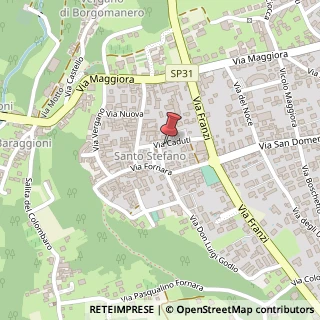 Mappa Via Caduti, 4, 28021 Borgomanero, Novara (Piemonte)