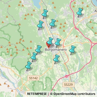 Mappa Via Ignazio Fornara, 28021 Borgomanero NO, Italia (3.66)