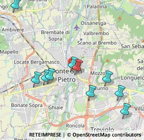 Mappa Via Sant'Anna, 24036 Ponte San Pietro BG, Italia (2.34182)