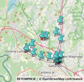 Mappa Via Mauri, 21010 Besnate VA, Italia (3.70684)