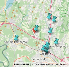 Mappa Via Mauri, 21010 Besnate VA, Italia (4.20636)