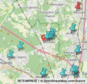 Mappa Via Mauri, 21010 Besnate VA, Italia (2.62368)