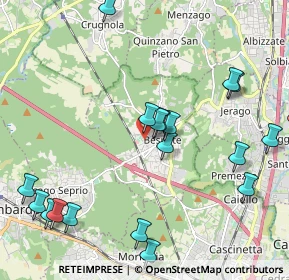 Mappa Via Mauri, 21010 Besnate VA, Italia (2.5525)
