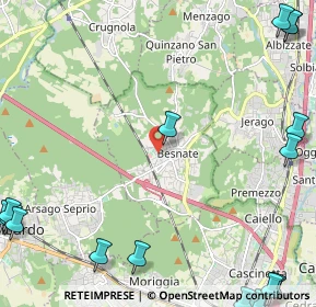 Mappa Via Mauri, 21010 Besnate VA, Italia (3.9825)