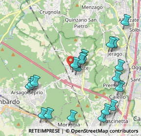 Mappa Via Mauri, 21010 Besnate VA, Italia (2.3315)