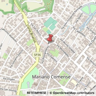 Mappa Via Risorgimento, 76, 22066 Mariano Comense, Como (Lombardia)