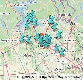 Mappa Via Ampelio Rosa, 21010 Besnate VA, Italia (11.24684)