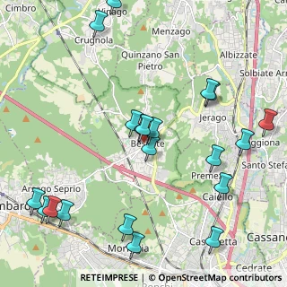 Mappa Via Ampelio Rosa, 21010 Besnate VA, Italia (2.5065)