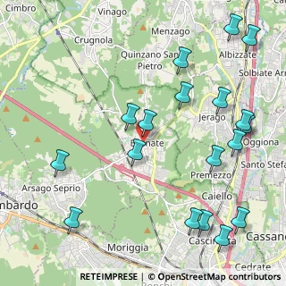 Mappa Via Ampelio Rosa, 21010 Besnate VA, Italia (2.61167)