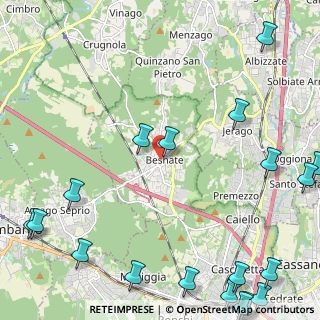 Mappa Via Ampelio Rosa, 21010 Besnate VA, Italia (3.5975)