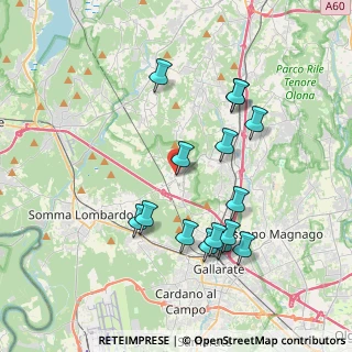 Mappa Via Ampelio Rosa, 21010 Besnate VA, Italia (3.73)