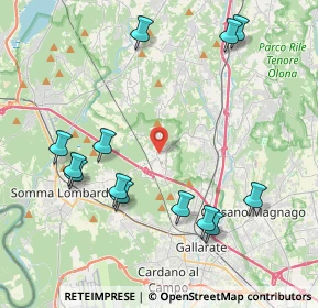 Mappa Via Ampelio Rosa, 21010 Besnate VA, Italia (4.62308)