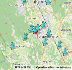 Mappa Via I. Fornara, 28021 Borgomanero NO, Italia (1.78462)