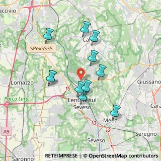 Mappa Via Giovanni XXIII, 22060 Carimate CO, Italia (3.26364)