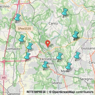 Mappa Via Giovanni XXIII, 22060 Carimate CO, Italia (4.98455)