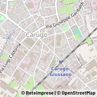 Mapa Carugo