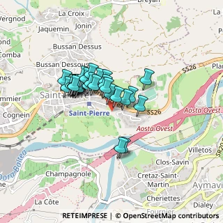 Mappa Rue Emile Chanoux, 11010 Saint-pierre AO, Italia (0.32069)