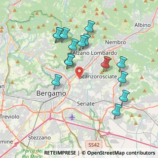 Mappa Via Martinella, 24020 Bergamo BG, Italia (3.76467)