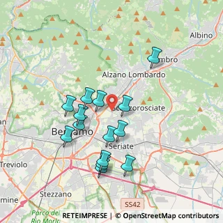 Mappa Via Martinella, 24020 Bergamo BG, Italia (3.44857)