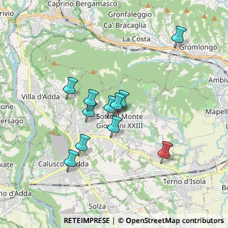 Mappa Via alla Guardina, 24039 Sotto il Monte Giovanni XXIII BG, Italia (1.47273)