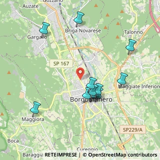Mappa Via Kennedy, 28021 Borgomanero NO, Italia (1.90417)