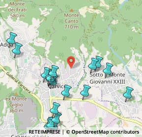Mappa Via Lecchetto, 24030 Carvico BG, Italia (1.218)