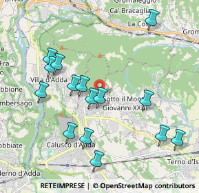 Mappa Via Lecchetto, 24030 Carvico BG, Italia (2.04867)