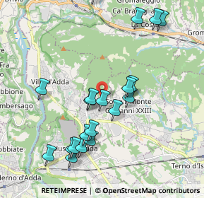 Mappa Via Lecchetto, 24030 Carvico BG, Italia (2.0285)