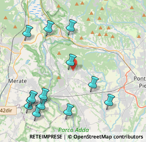 Mappa Via Lecchetto, 24030 Carvico BG, Italia (4.95)